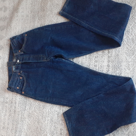 Levi's Button Fly Skinny Jeans Navy blue 29" Waist - Picture 5 of 11